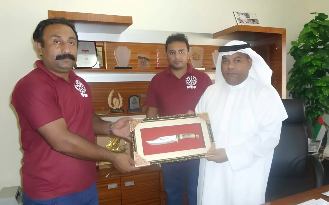 IFBF delegation at a ceremonial federation visit