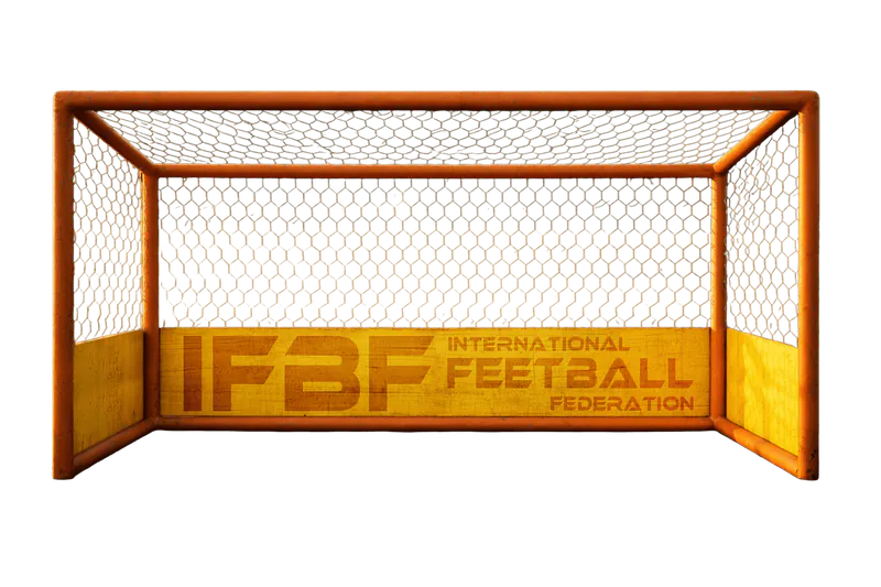 IFBF official score post — 16ft by 7ft frame with regulation plank